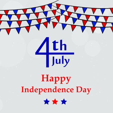Arka plan illüstrasyon için ABD Bağımsızlık günü