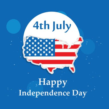 Arka plan illüstrasyon için ABD Bağımsızlık günü