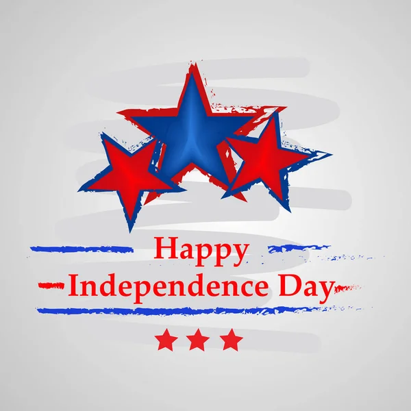 Obrázek Pozadí Pro Den Nezávislosti Usa — Stockový vektor