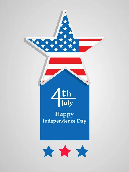 Afbeelding Van Achtergrond Voor Usa Onafhankelijkheidsdag — Stockvector