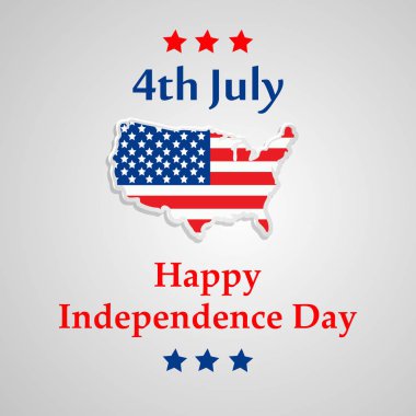 Arka plan illüstrasyon için ABD Bağımsızlık günü