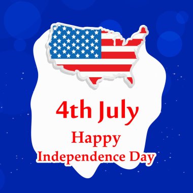 Arka plan illüstrasyon için ABD Bağımsızlık günü