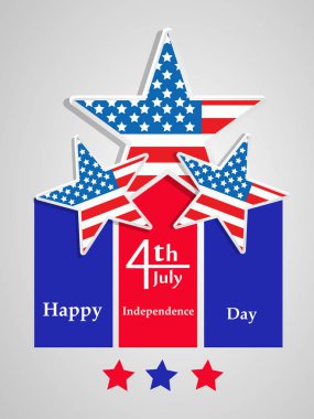 Arka plan illüstrasyon için ABD Bağımsızlık günü