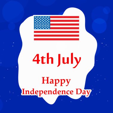 Arka plan illüstrasyon için ABD Bağımsızlık günü