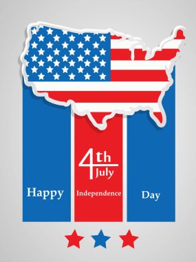 Arka plan illüstrasyon için ABD Bağımsızlık günü