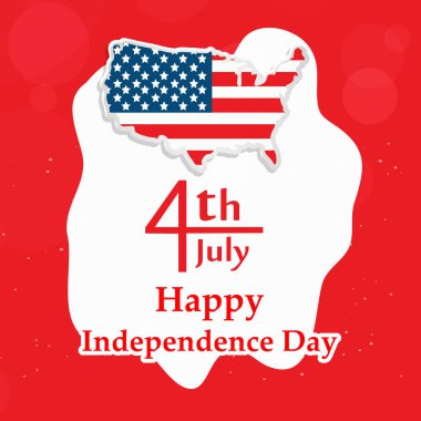 Arka plan illüstrasyon için ABD Bağımsızlık günü