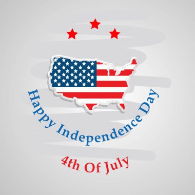 Arka plan illüstrasyon için ABD Bağımsızlık günü