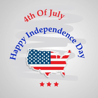 Arka plan illüstrasyon için ABD Bağımsızlık günü