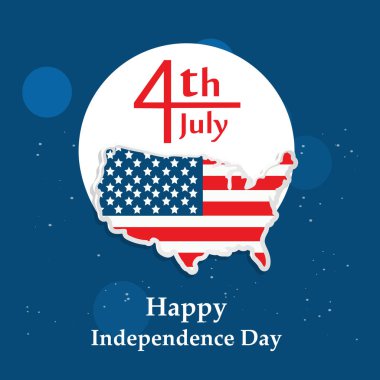 Arka plan illüstrasyon için ABD Bağımsızlık günü