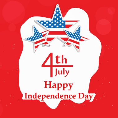 Arka plan illüstrasyon için ABD Bağımsızlık günü