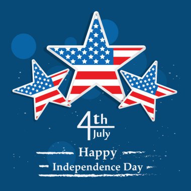 Arka plan illüstrasyon için ABD Bağımsızlık günü