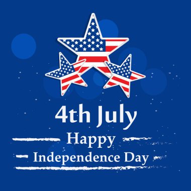 Arka plan illüstrasyon için ABD Bağımsızlık günü