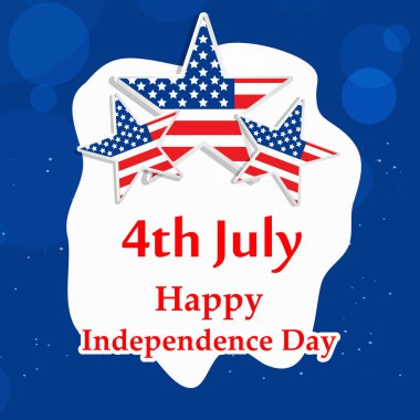 Arka plan illüstrasyon için ABD Bağımsızlık günü