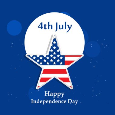 Arka plan illüstrasyon için ABD Bağımsızlık günü