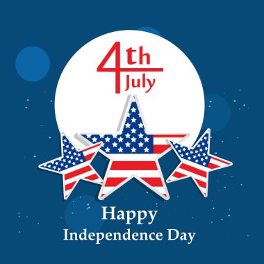 Arka plan illüstrasyon için ABD Bağımsızlık günü