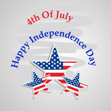Arka plan illüstrasyon için ABD Bağımsızlık günü