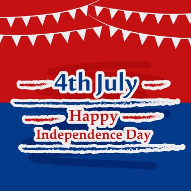 Arka plan illüstrasyon için ABD Bağımsızlık günü