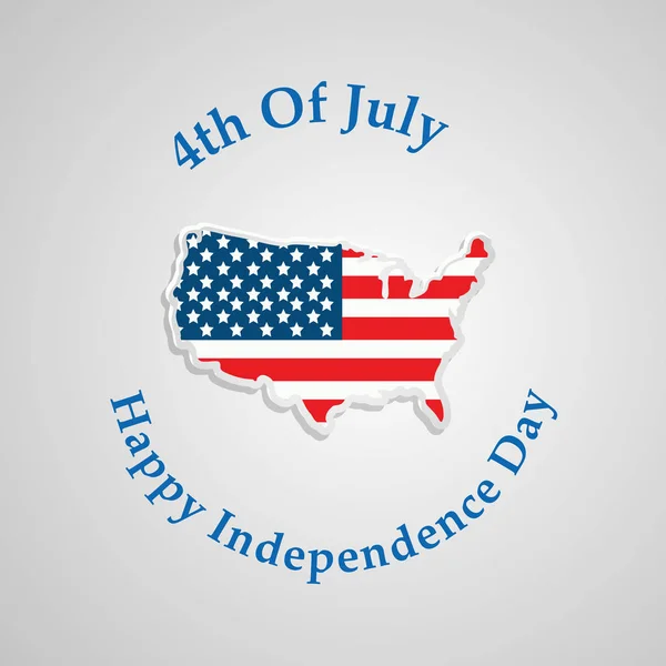 Afbeelding Van Achtergrond Voor Usa Onafhankelijkheidsdag — Stockvector