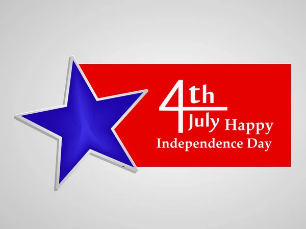 Obrázek Pozadí Pro Den Nezávislosti Usa — Stockový vektor