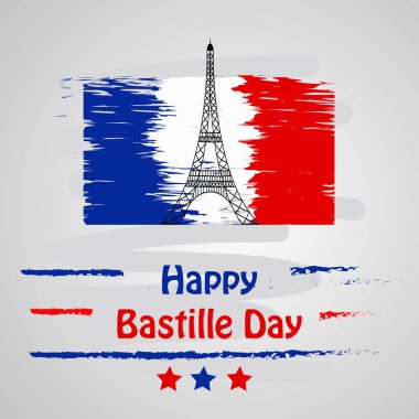 Arka plan illüstrasyon için Fransa Bastille günü