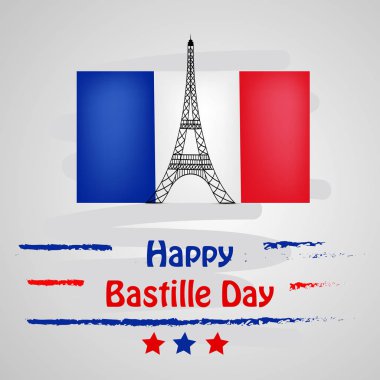 Arka plan illüstrasyon için Fransa Bastille günü