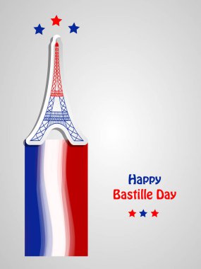 Arka plan illüstrasyon için Fransa Bastille günü