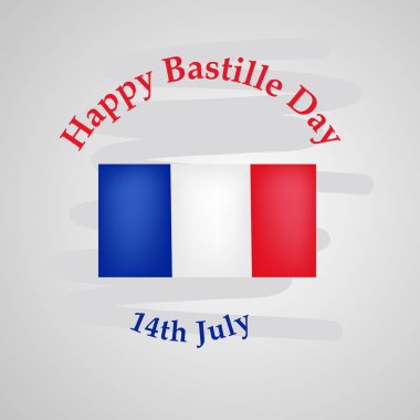 Arka plan illüstrasyon için Fransa Bastille günü