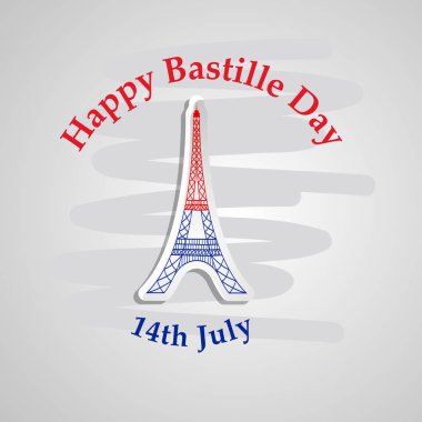 Arka plan illüstrasyon için Fransa Bastille günü