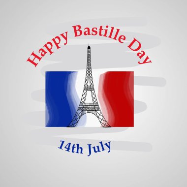 Arka plan illüstrasyon için Fransa Bastille günü