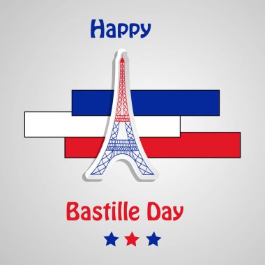 Arka plan illüstrasyon için Fransa Bastille günü