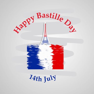 Arka plan illüstrasyon için Fransa Bastille günü