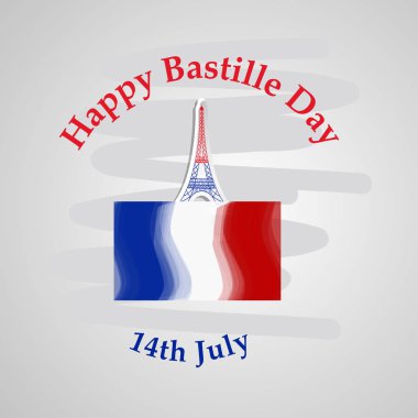 Arka plan illüstrasyon için Fransa Bastille günü