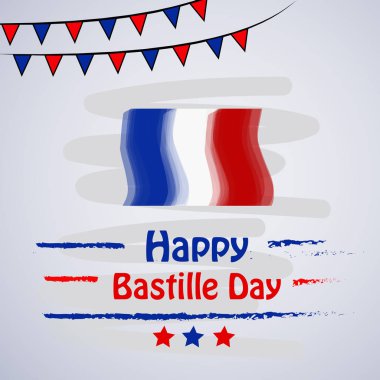 Arka plan illüstrasyon için Fransa Bastille günü
