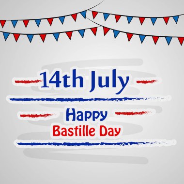 Arka plan illüstrasyon için Fransa Bastille günü