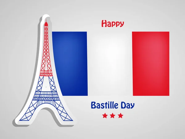 Obrázek Pozadí Pro Francii Bastille Day — Stockový vektor