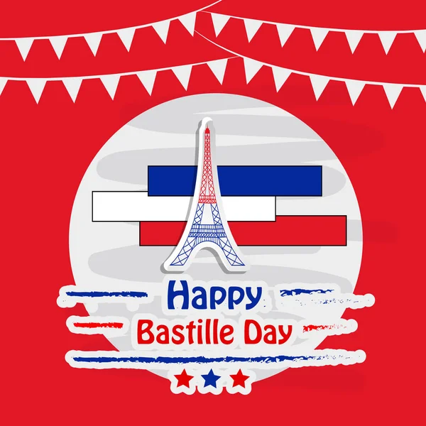 Arka plan illüstrasyon için Fransa Bastille günü