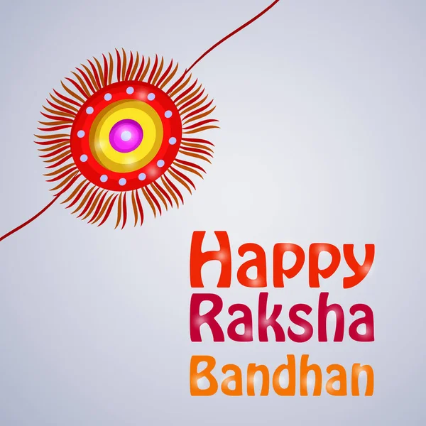 Ilustración Fondo Para Festival Hindú Raksha Bandhan — Archivo Imágenes Vectoriales