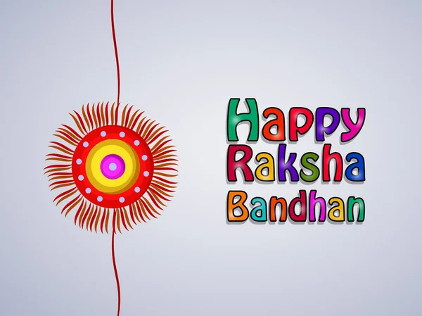 Ilustración Fondo Para Festival Hindú Raksha Bandhan — Vector de stock