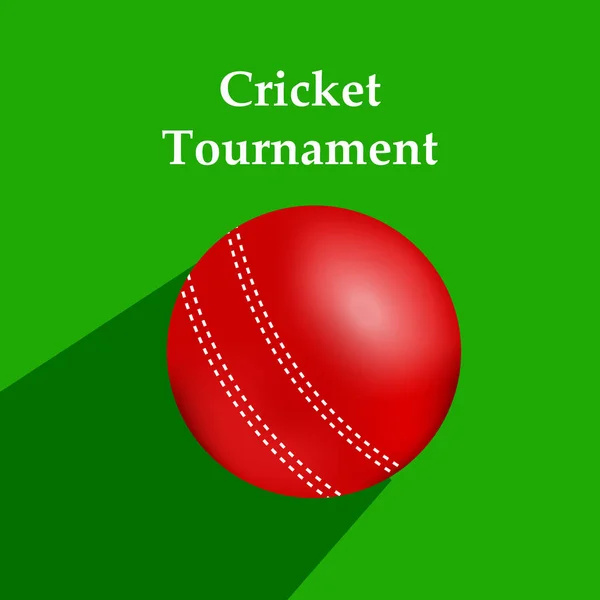 Illustration Cricket Sport Bakgrund — Stock vektor