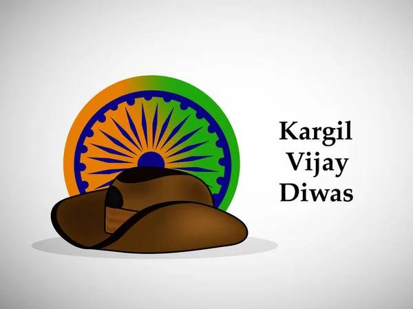 Ілюстрації Елементів Kargil Vijay Diwas Індії Святкували Липня — стоковий вектор