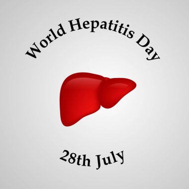 Dünya hepatit gün farkındalık arka plan resmi 