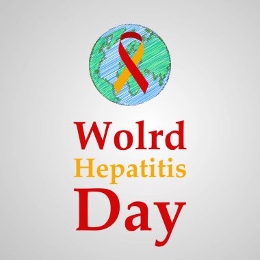 Dünya hepatit gün farkındalık arka plan resmi 