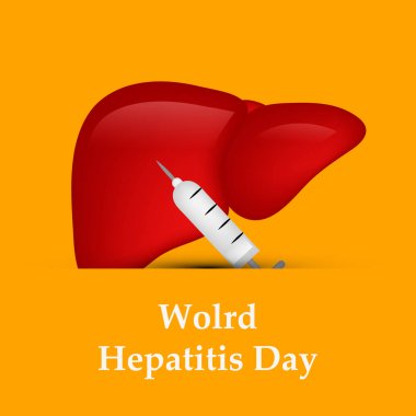 Dünya hepatit gün farkındalık arka plan resmi 