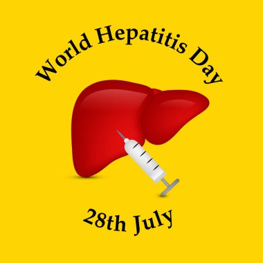 Dünya hepatit gün farkındalık arka plan resmi 
