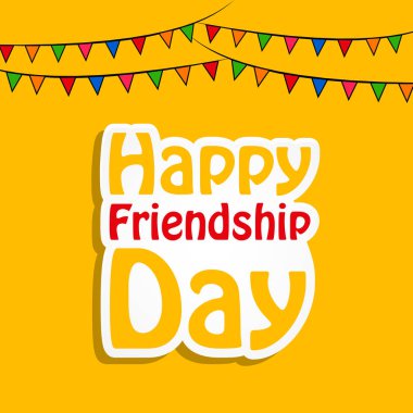 Arka plan illüstrasyon dostluk gün için