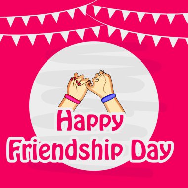 Arka plan illüstrasyon dostluk gün için