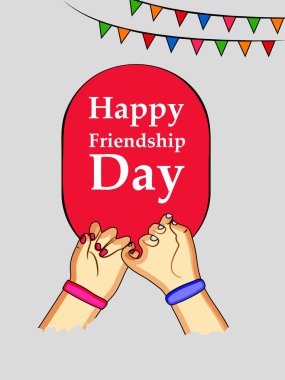 Arka plan illüstrasyon dostluk gün için