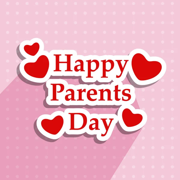 Illustration Background Parents Day — Stock Vector