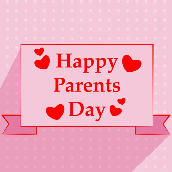 Illustration Background Parents Day — Stock Vector