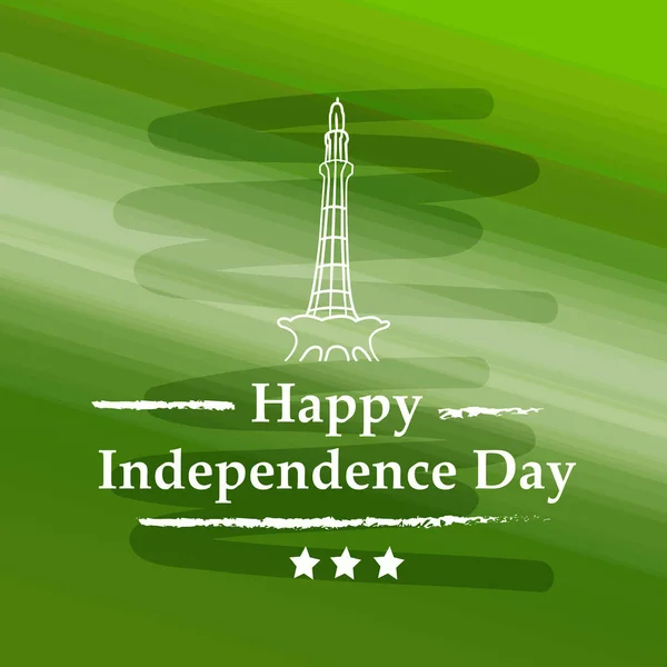 Obrázek Pozadí Pro Den Nezávislosti Pákistánu — Stockový vektor